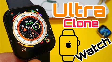 apple watch ultra clone with apple logo